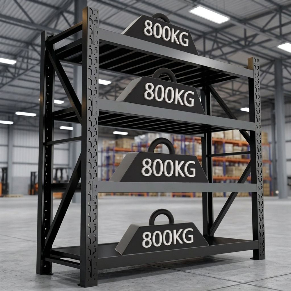 Heavy Duty 800kg/Layer Steel Boltless Storage Shelf