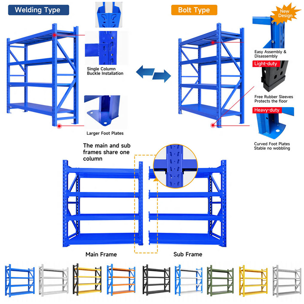 Heavy Duty 1500kg/Layer Steel Storage Shelf Metal Shelving Heavy Duty 1500kg/Layer Steel Storage Shelf Metal Shelving